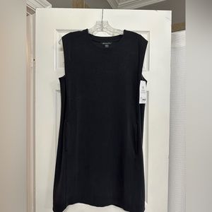 Athleta black sea soft dress with pockets MP